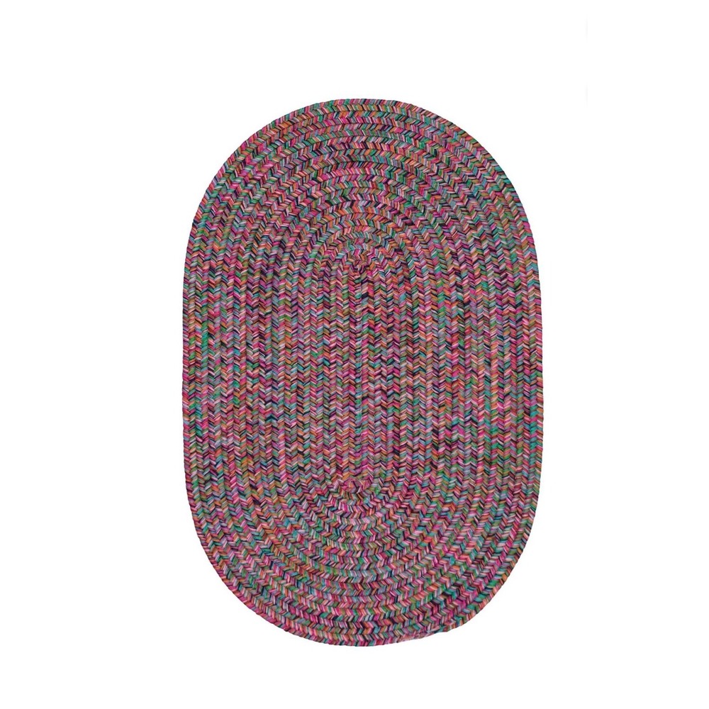 Colonial Mills Kicks Cove Oval Braided Rug 2x8 Jewel Multi KC77R024X096 NEW